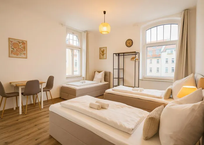 Raha - Ihr Komfortables Zuhause - Hbf - Vollausgestattet - Privat Parkplatz Lägenhet Erfurt